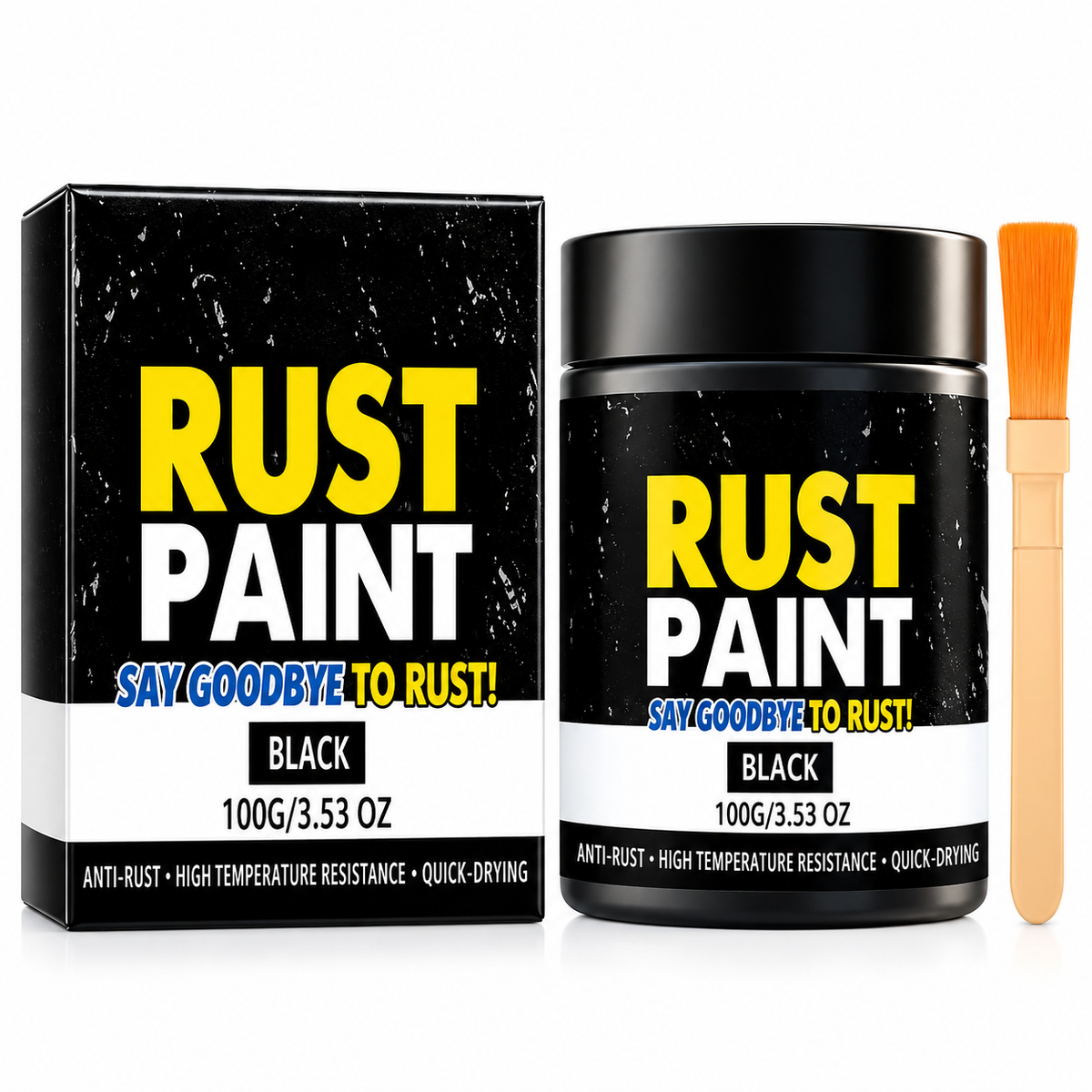 Rust Paint — Pintura antióxido negra 100 g